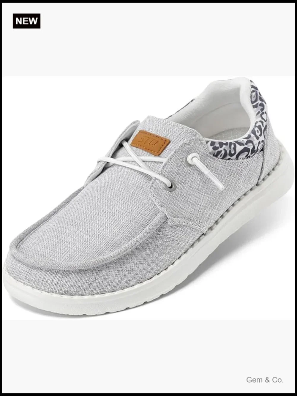 Lace Up Loafers Orthopedic Comfort Lightweight Boat Casual Shoes with Arch